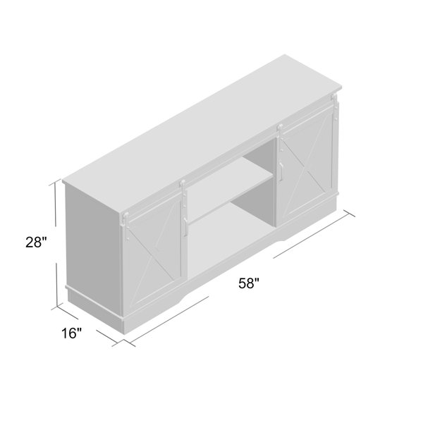 Gracie Oaks Heger TV Stand for TVs up to 65" & Reviews Wayfair Canada